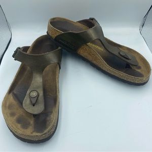 Birkenstock  gizeh brown size 7 - 7.5